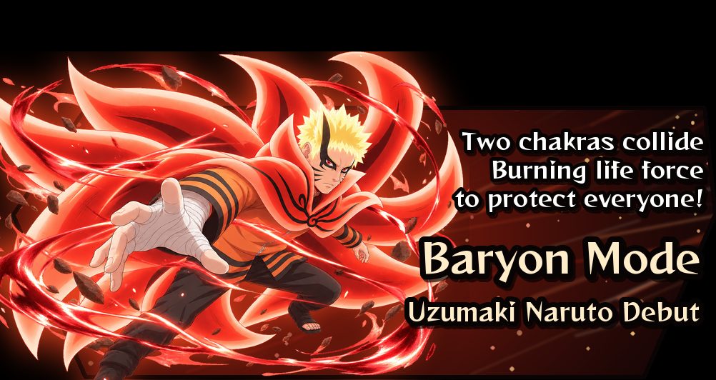 Baryon Mode Naruto debut